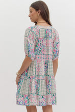 Load image into Gallery viewer, Lovely printed short sleeve dress
