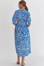 Load image into Gallery viewer, The Gayla Paisley print collared dress
