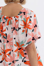 Load image into Gallery viewer, Adorable floral print square neck dress
