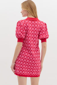 Red/Pink Polo Dress