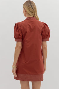 Gameday Dress with cuff band