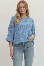 Load image into Gallery viewer, PRETTY BLUE sweater
