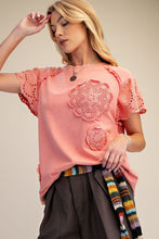 Load image into Gallery viewer, Crochet Patch Top
