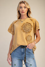 Load image into Gallery viewer, Crochet Patch Top
