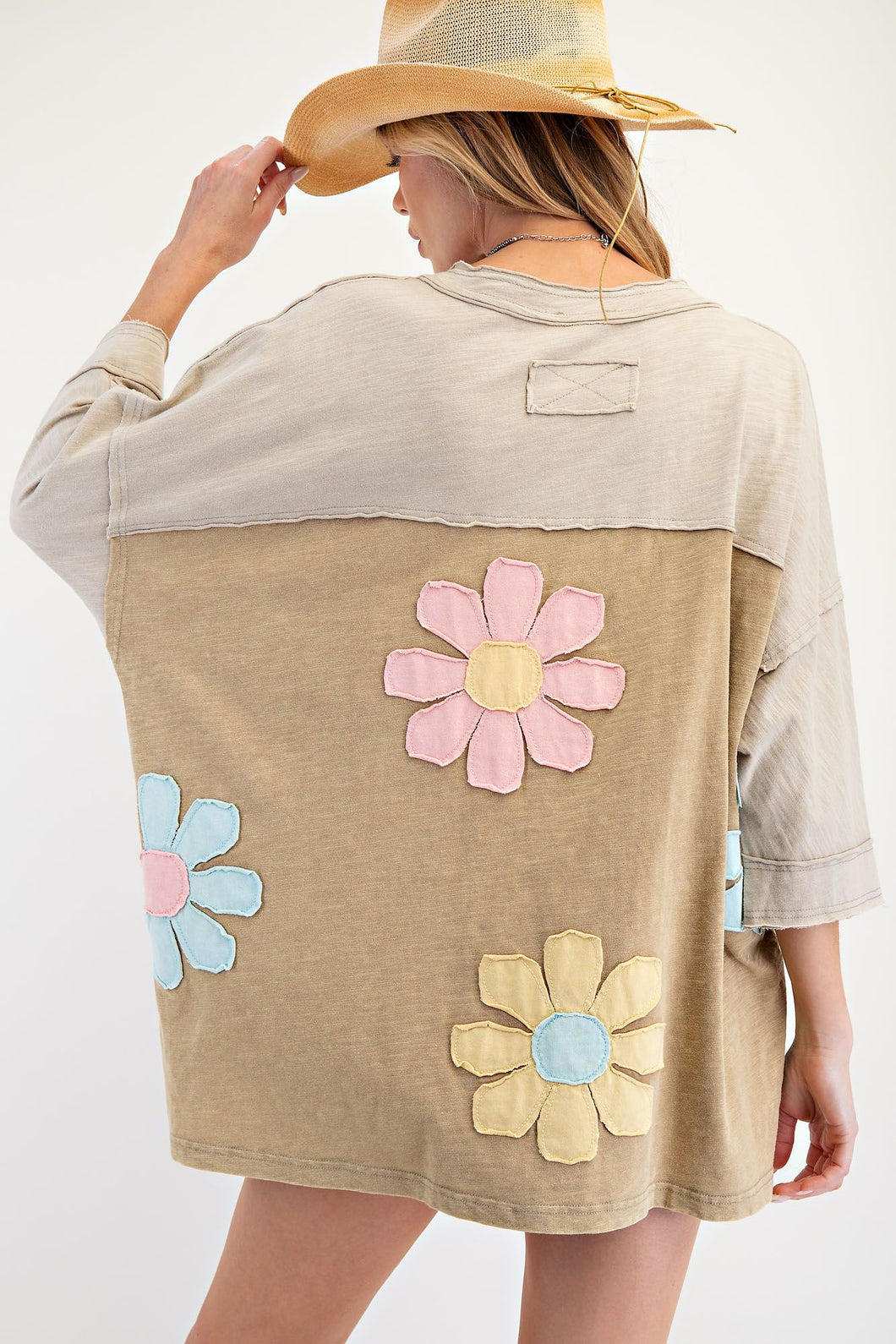 Flower Patches Mineral WAshed Top