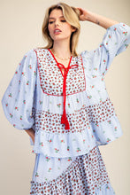 Load image into Gallery viewer, MIX PRINT PEACH BLOSSOM BABYDOLL
