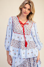 Load image into Gallery viewer, MIX PRINT PEACH BLOSSOM BABYDOLL
