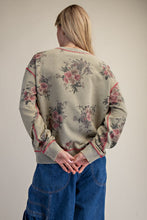 Load image into Gallery viewer, SIGNATURE PRINT WASHED TERRY PULLOVER
