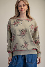 Load image into Gallery viewer, SIGNATURE PRINT WASHED TERRY PULLOVER
