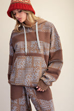 Load image into Gallery viewer, BANDANA PRINTED WASHED PULLOVER HOODIE- coming august
