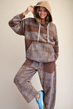Load image into Gallery viewer, BANDANA PRINTED WASHED PULLOVER HOODIE- coming august
