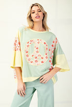 Load image into Gallery viewer, CUTEST shirt with mixed peace patch
