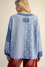 Load image into Gallery viewer, Print Mix Henley Top
