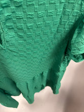Load image into Gallery viewer, Texture Jacquard Round Neck Tiered A-Line Dress with Back Button Keyhole
