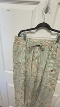 Load and play video in Gallery viewer, EMBROIDERY STRIPED WOVEN PANTS
