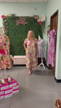 Load and play video in Gallery viewer, Mix Boho Floral Tiered Midi Dress
